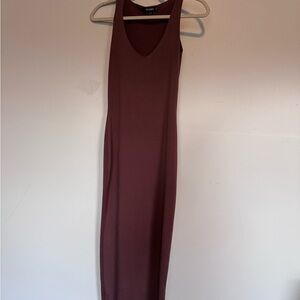Missguided+ Sleeveless Maxi Dress in Mauve
